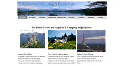 Desktop Screenshot of camping-aviglianalacs.it